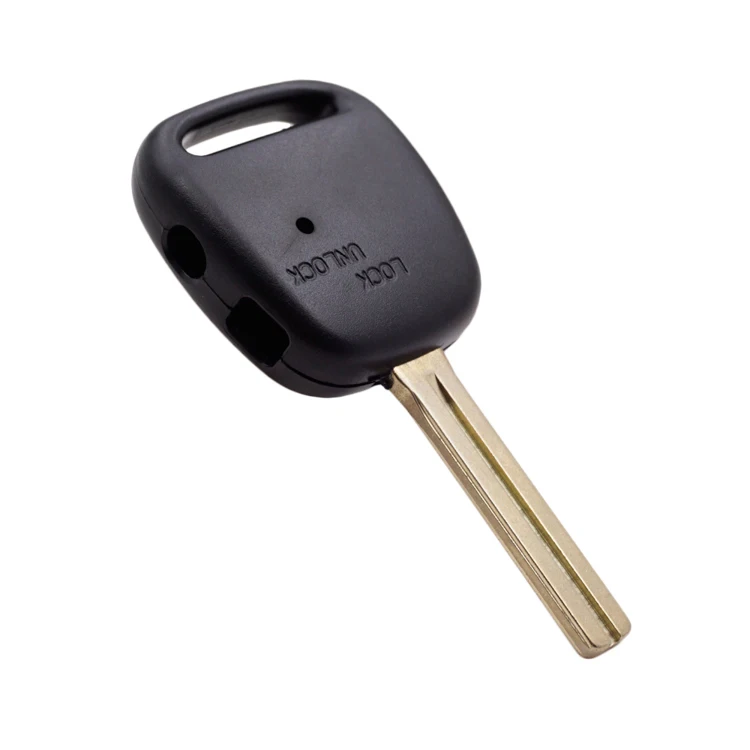Боковой 2 кнопки Замена дистанционного ключа оболочки чехол для Toyota Wish с TOY48 Uncut короткий ключ пустой брелок крышка для ключа
