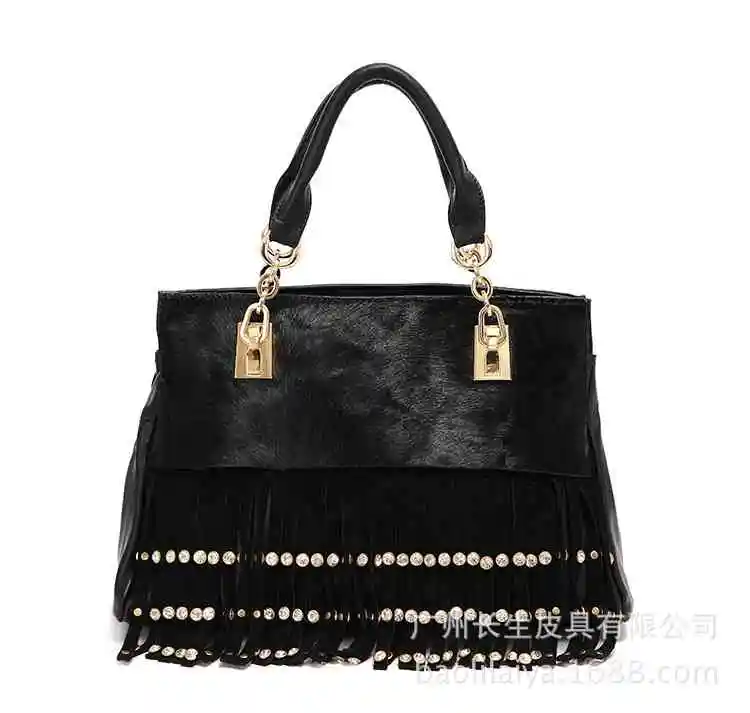 Free Shipping new 13881 handbag bag ladies fashion Leopard pattern tassel shoulder casual bags 1430747876 | Багаж и сумки