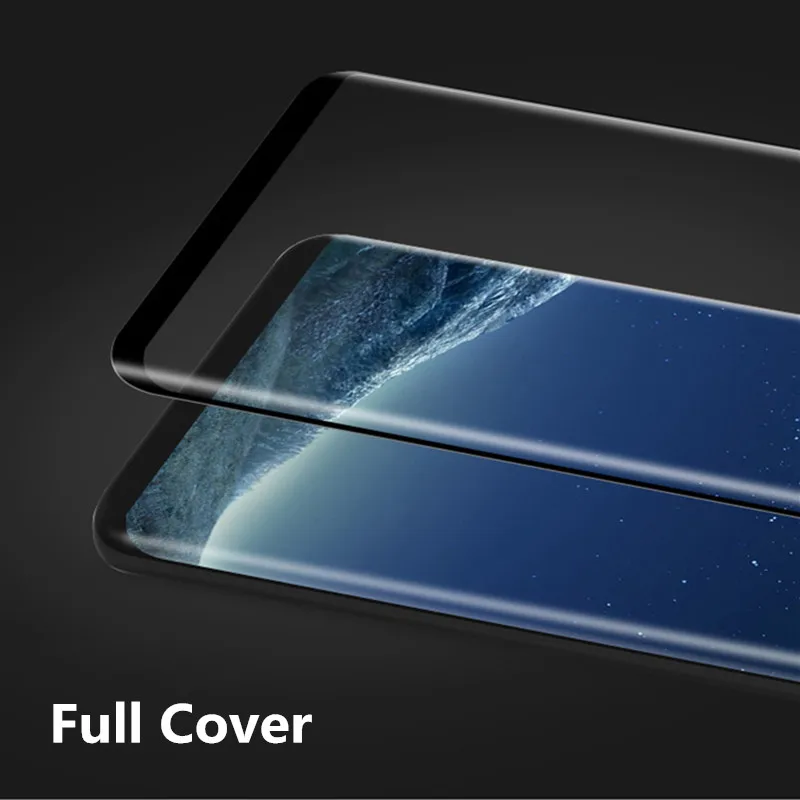Закаленное 3D стекло для Samsung Galaxy S8 полноразмерная Защита экрана plus закаленное galaxy