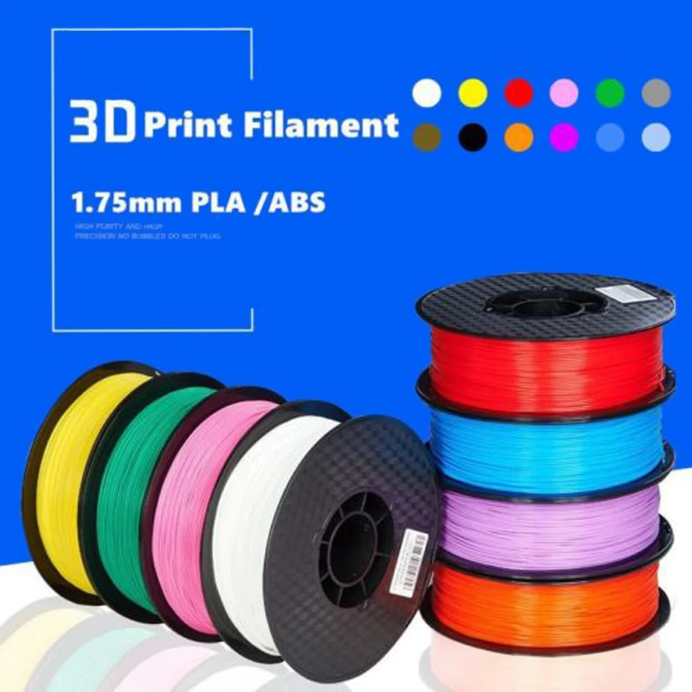 Горячая продажа 3d принтер нить ABS 1 75 мм 1кг/рулон печать материал для принтера