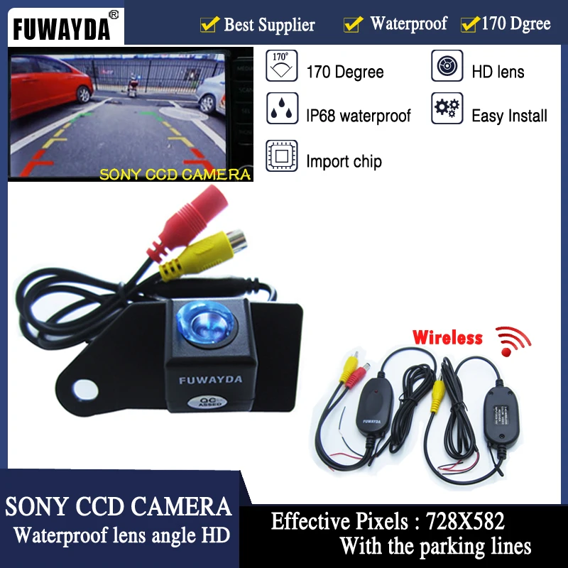 Автомобильная камера заднего вида FUWAYDA беспроводная с GPS DVD для MITSUBISHI RVR ASX SUV HD |