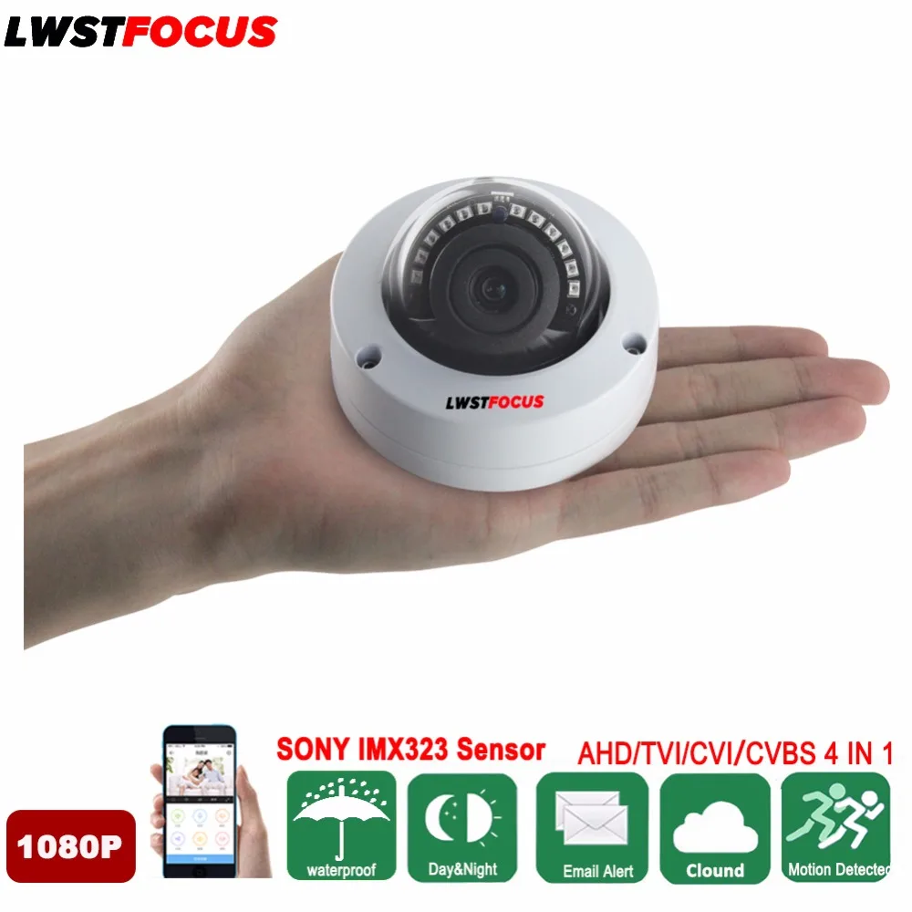 Lwstfocus AHD Камера 1080 P Sony imx323 2mp Товары теле- и видеонаблюдения ИК Ночное видение 20 м