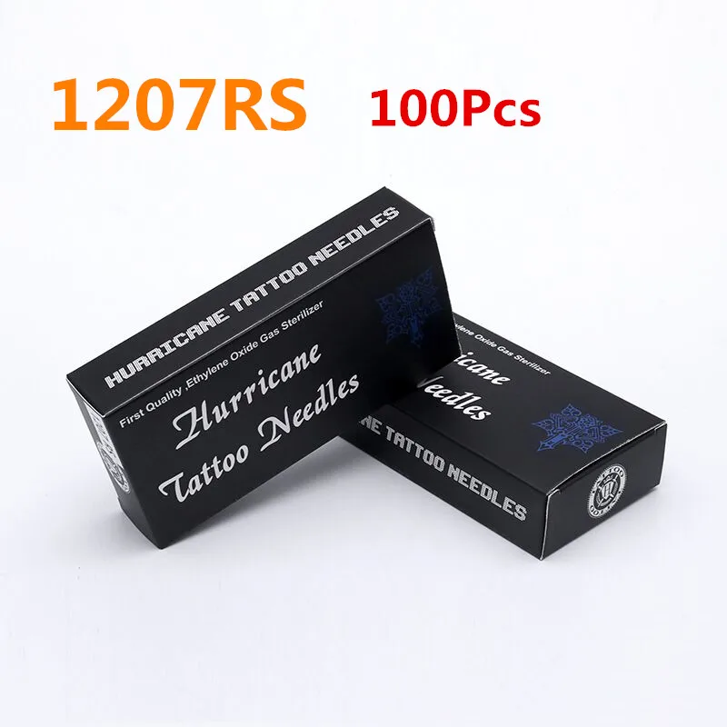 

Профессиональная игла для татуировок 100 шт. 1207RS круглые шейдерные иглы одноразовые стерильные иглы для тату