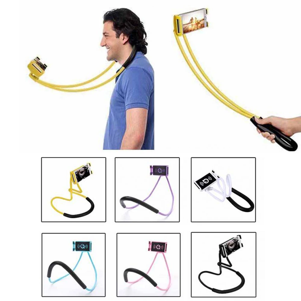 Держатель для телефона Lazy Neck гибкий универсальный держатель iPhoen 6 7 8 Samsung Galaxy S7 S8