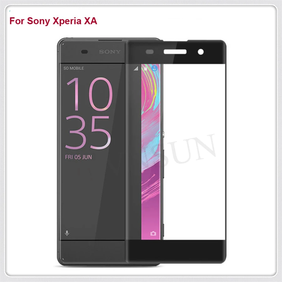 Для Sony Xperia XA Z5 XA1 закаленное стекло для двойная стеклянная пленка 9H