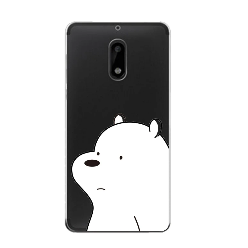 Мягкий прозрачный чехол из ТПУ для Nokia3 5 6 8 N540 N640 N535 N830 Kumamoto Bear Flora Coque Fundas PrintedCover