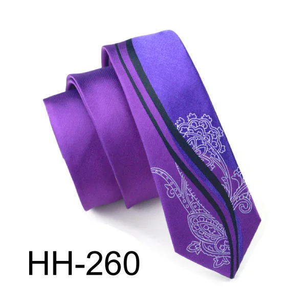 HH260 Новинка года, 20 стилей, модный тонкий галстук, узкие шелковые мужские галстуки Свадебный вечерний для жениха,, ширина 5,5/6 см - Цвет: HH260