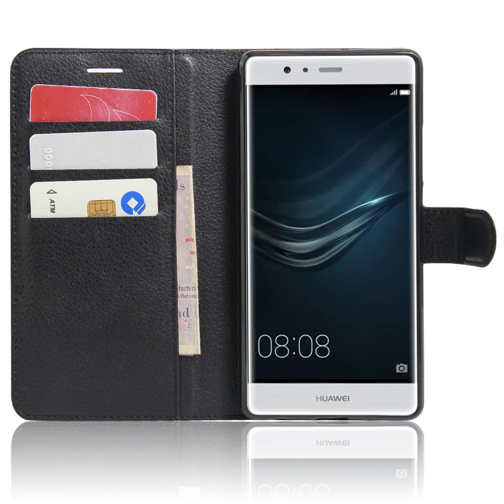 PT-0406 для huawei P9/huawei P9 plus защитная оболочка телефона личи шаблон сплошной цвет