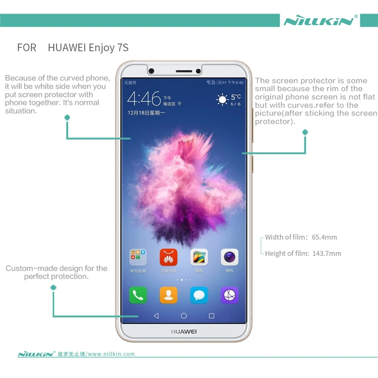 2 шт./партия NILLKIN huawei P Защита экрана смартфона Глянцевая Прозрачная smart защитная