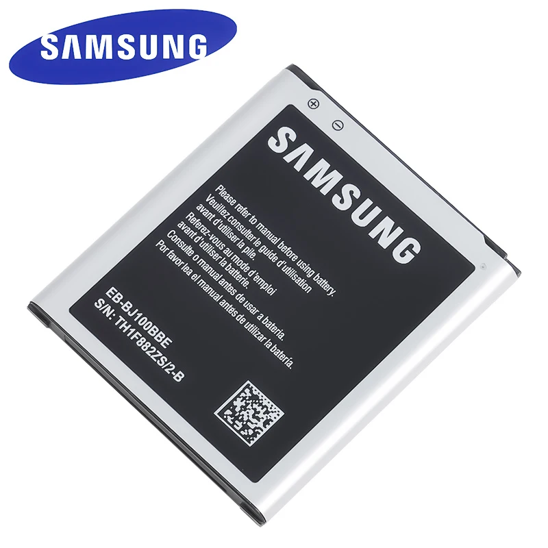 Оригинальный аккумулятор Samsung 1850 мАч для Galaxy J1 (2015 версия) J100 J100F J100H J100FN J100M J100D с