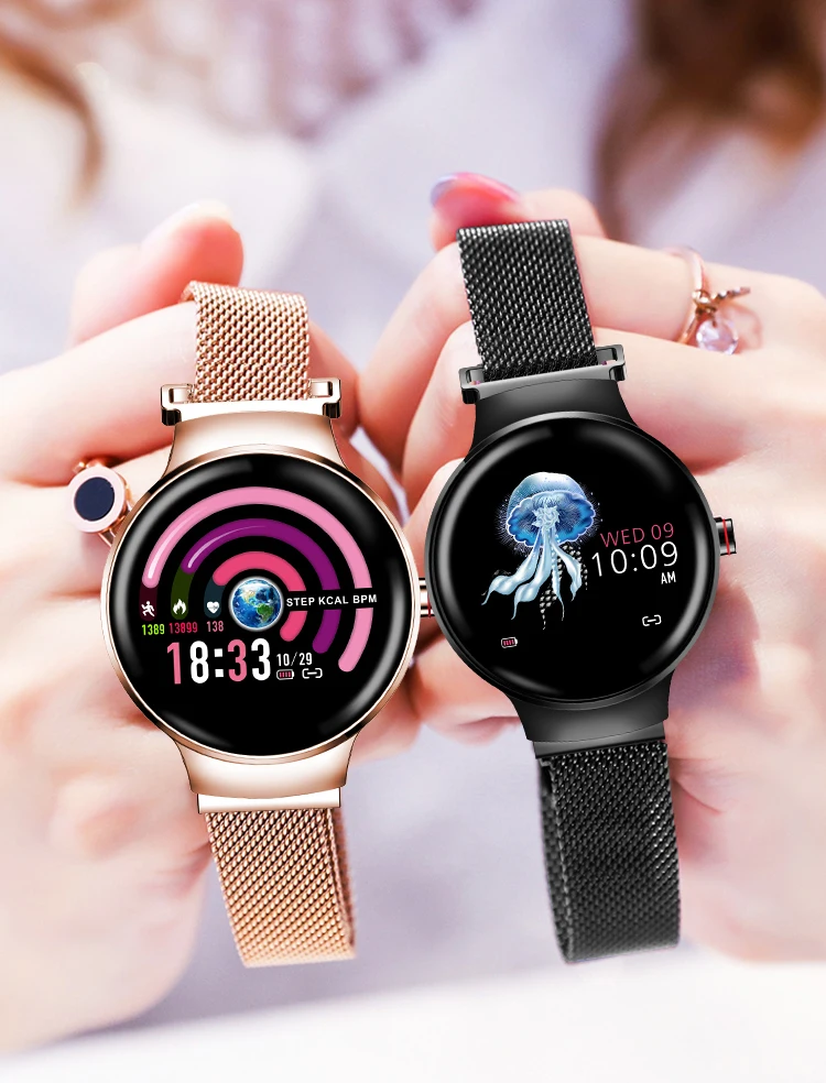 H5 женские умные часы с монитором сердечного ритма Смарт-часы спортивные