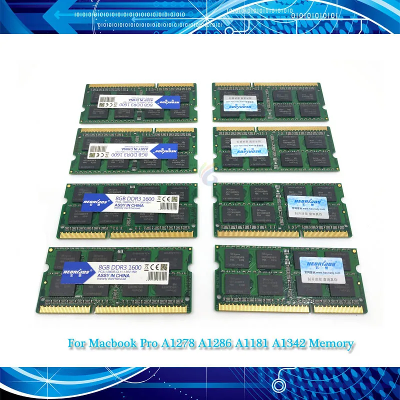 Оригинальная оперативная Память RAM 4 ГБ 8 1333 1600 DDR3L для Macbook Pro 13 &quotA1278 A1286 A1181 A1342 Ram sd
