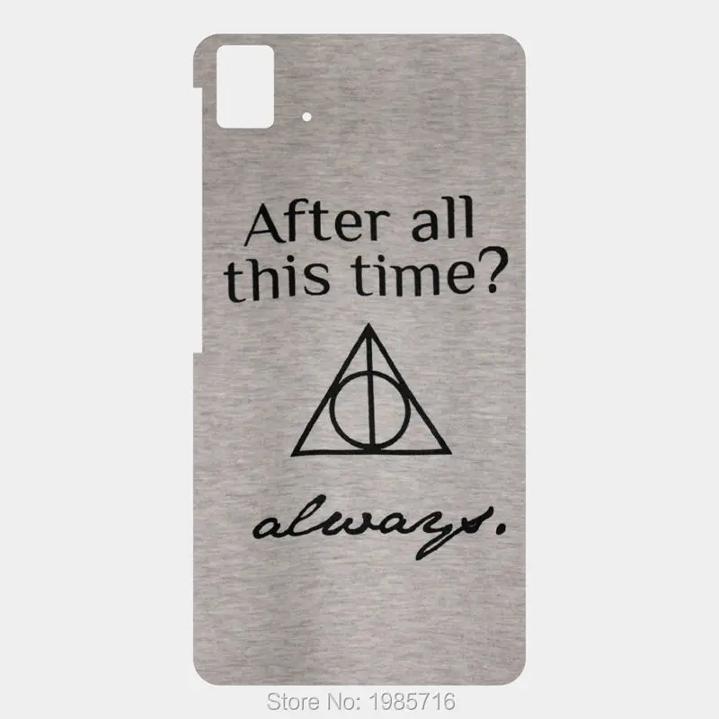 Case for BQ Aquaris E5 M5 X5 Harry potter quotes Painted design phone cover hard PC white plastic fashion case |