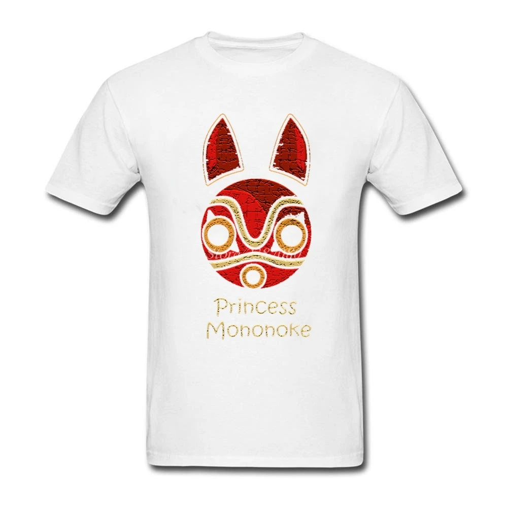 Поп Принцесса Мононоке Футболка Camiseta Masculina мужские футболки для всей семьи