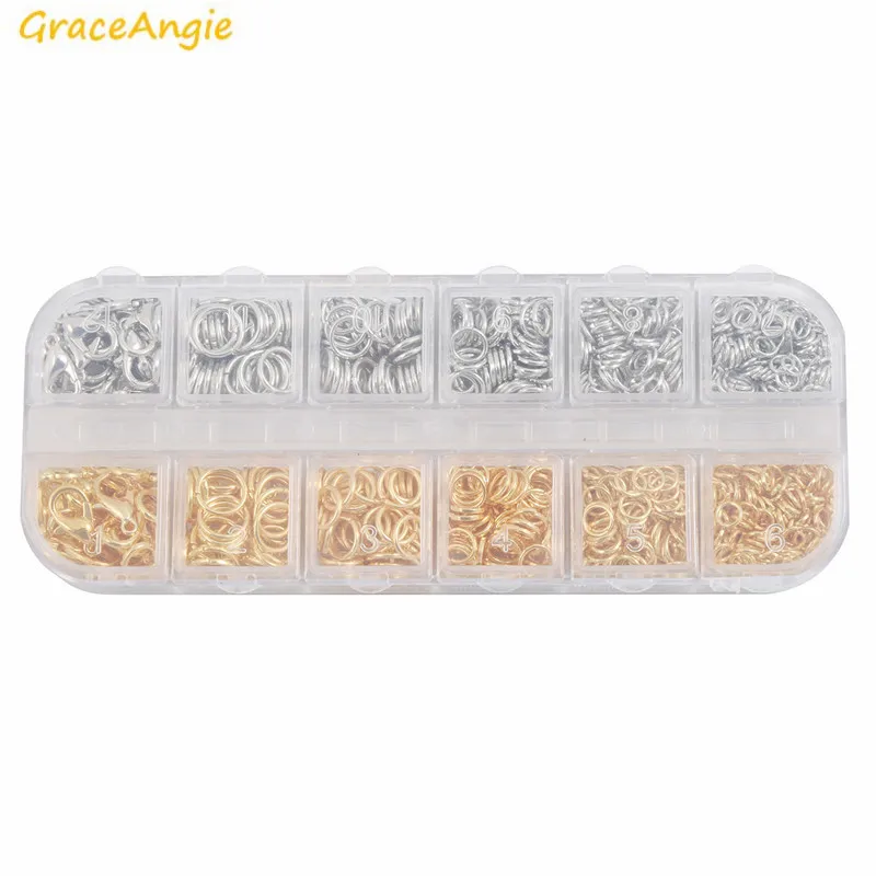 GraceAngie 642 шт. оптовая продажа застежки карабины разных размеров винтажная