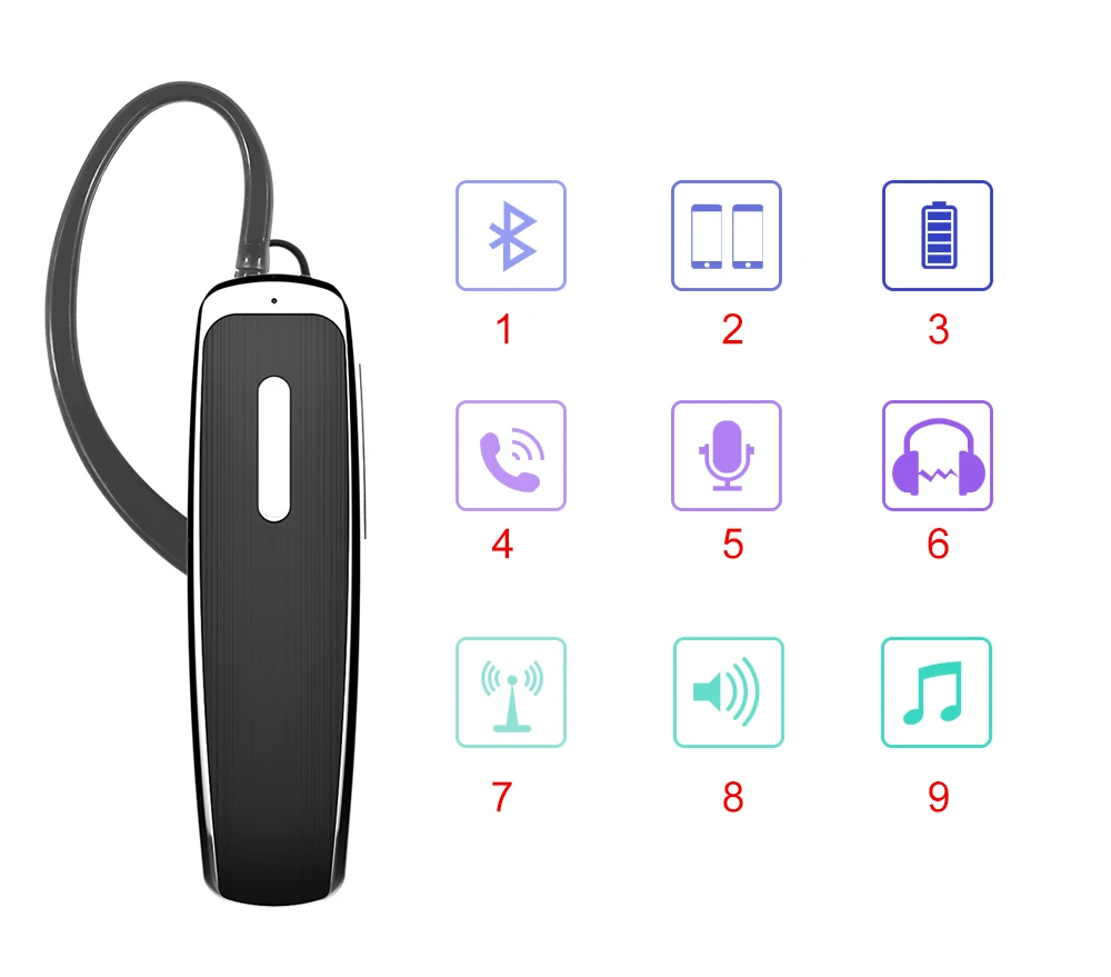 Новые оригинальные беспроводные bluetooth-наушники Bee, наушники-вкладыши с микрофоном, наушники для телефона, ПК