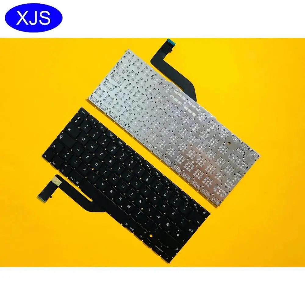 Новая клавиатура A1398 Датская Дания для MacBook Pro Retina 15 4 &quotA1398 КЛАВИАТУРА 2012 2015