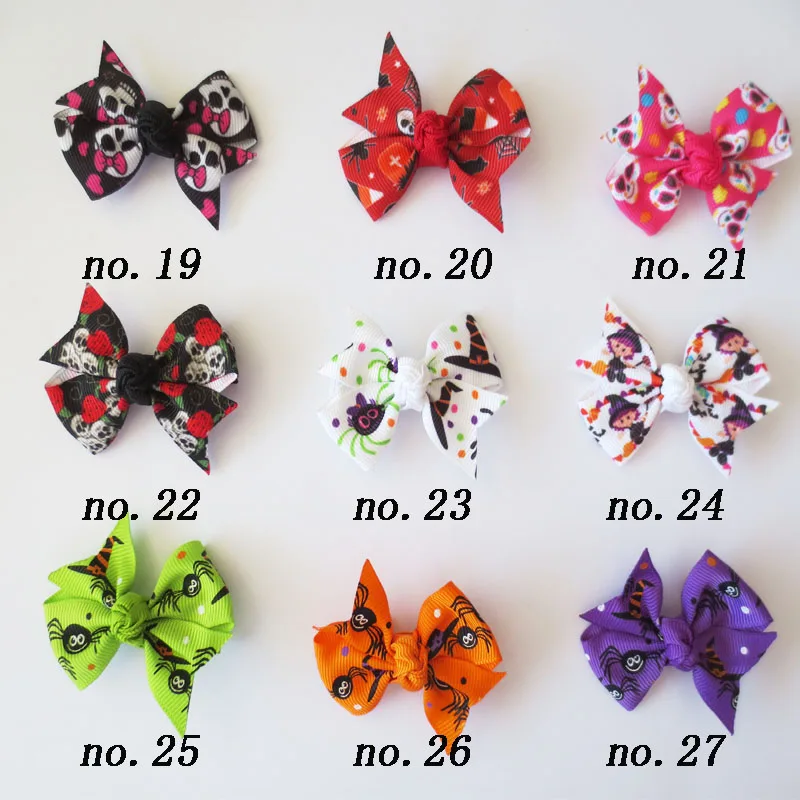 50 PCS Good Girl 2.5&quot Wing Hair Bow Clip Halloween Accessories Wholesale | Аксессуары для одежды