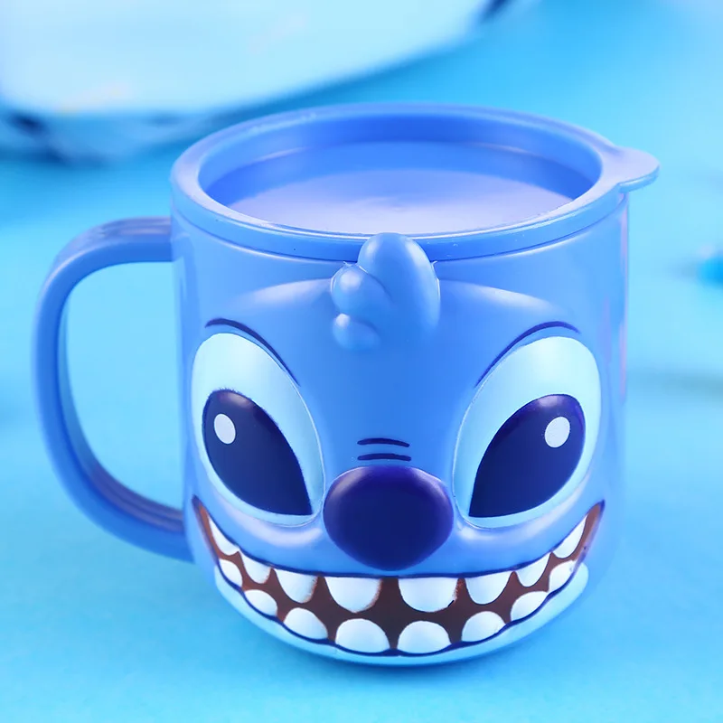 Disney детские чашки безопасный ABS животное Милый ребенок посуда для питья с ручкой