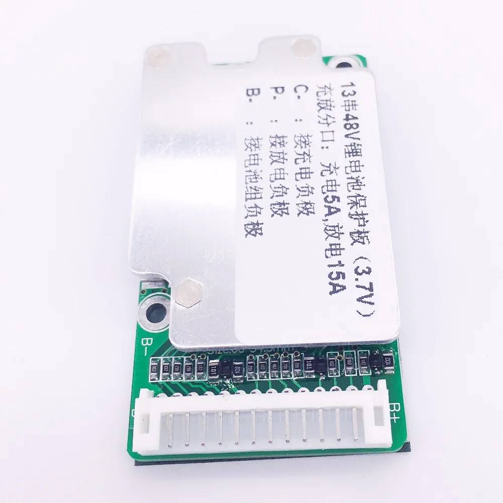 Батарея для электровелосипеда 13S 48V Li-Ion литиевая ячейка 15A 18650 защита батареи BMS