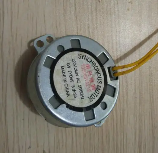 Синхронный двигатель TYD49 4W 220V 5RPM для использования с вращающейся электрической