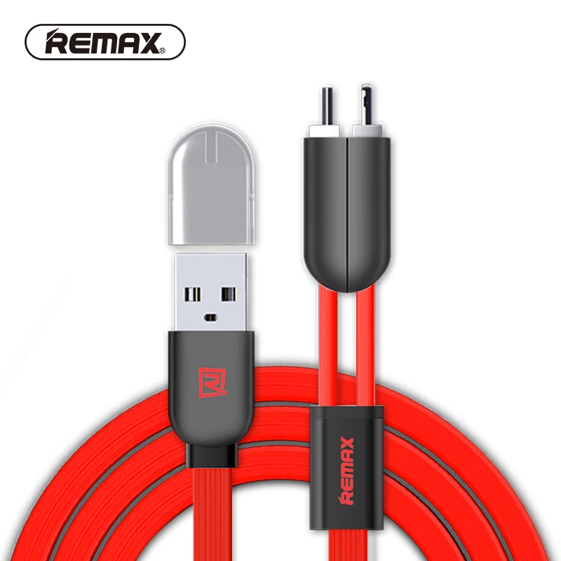 REMAX Gemini 2в1 USB кабель для iPhone X 7 8 Plus Micro Магнитная синхронизация Быстрая зарядка
