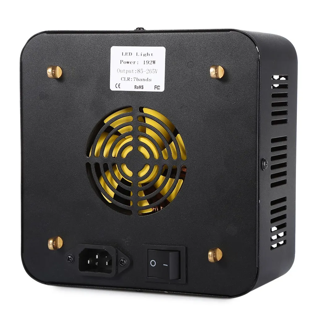 Распродажа полный спектр 192 W растет лампы завод цветок светодиодный светать True 96