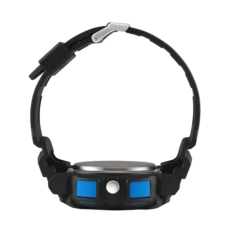 Smael часовой бренд Для мужчин спортивные часы кожа кварцевые Двойной цифровой