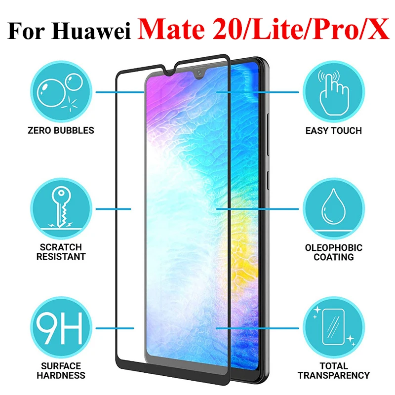 Защитное стекло для экрана mate 20 Lite Pro Защитная пленка huawei 20X защитная из