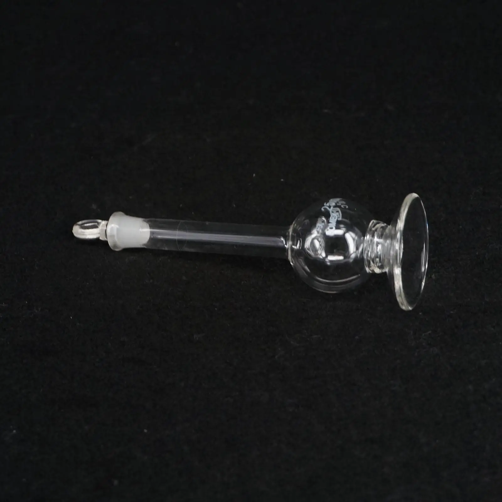 

25ml Lab Volumetric Flask Measuring Borosilicate Glass With Stopper and Base