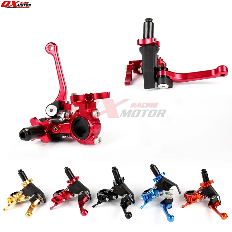 Универсальный Мотоцикл CNC 360 градусов складной рычаг сцепления Fit CRF KLX YZF RMZ KAYO BSE Dirt Bike MX Мотокросс Эндуро внедорожный