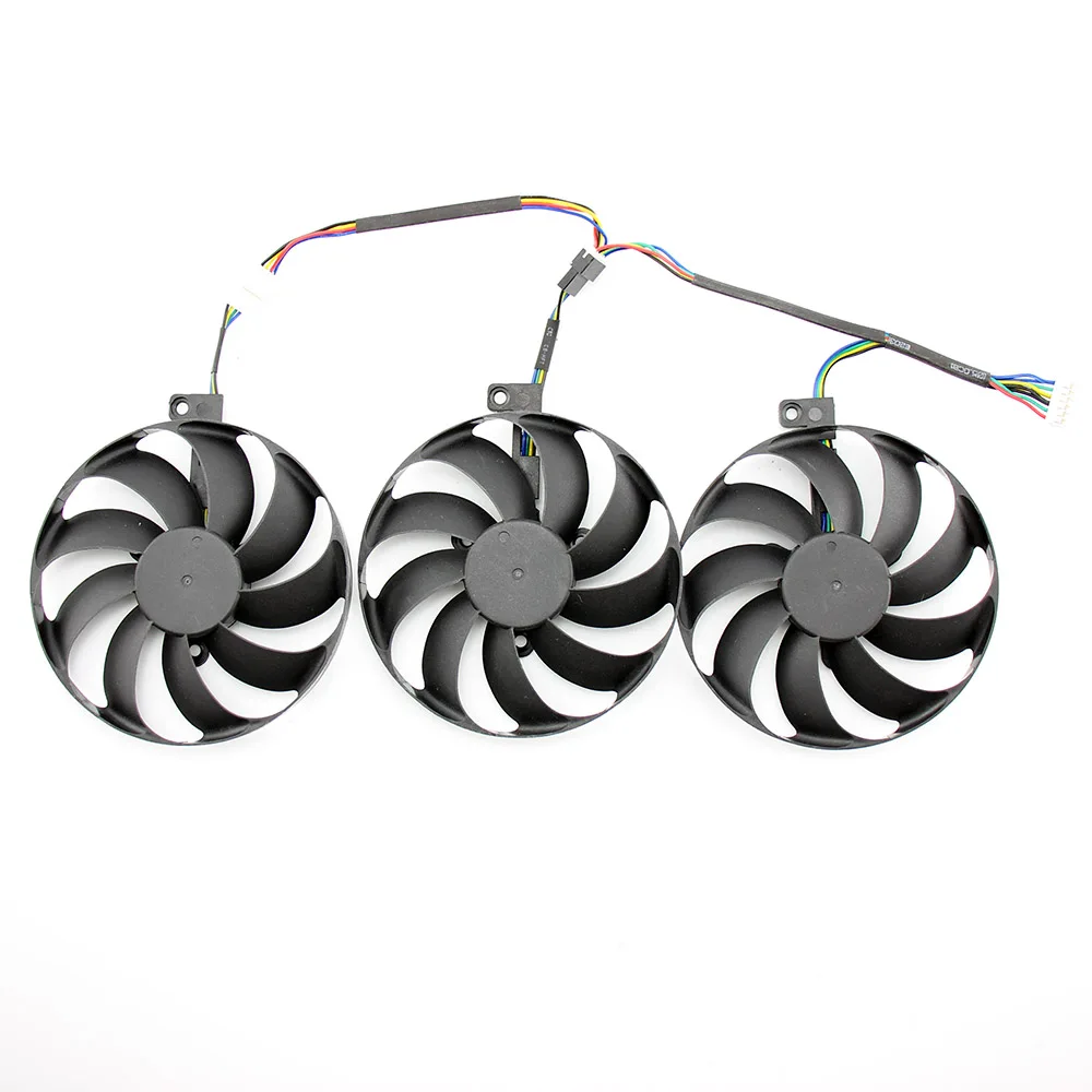 3 шт./компл. T129215SU 7Pin GPU карты охладитель вентиляторы для ASUS ROG STRIX-GeForce RTX 2080 2080 Ti GAMING RTX2080 RTX2080Ti вентилятор