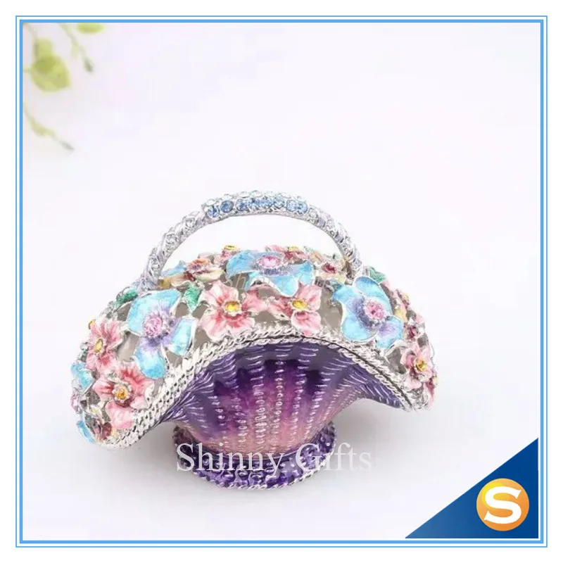 Цветочный дизайн искусственная коробка разнообразные цветы эмалированная