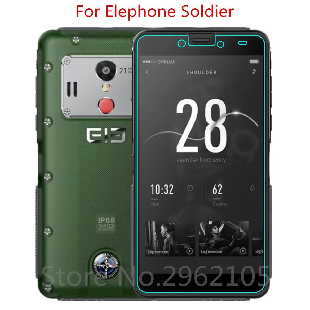 1 шт. 2.5D 9H закаленное стекло премиум класса для защиты экрана Elephone Soldier закаленная