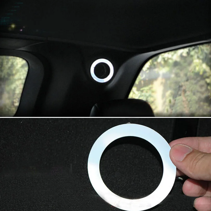 2 шт. задний хвост дверь круг динамиков кольцо лоундспикер планки крышка гарнир