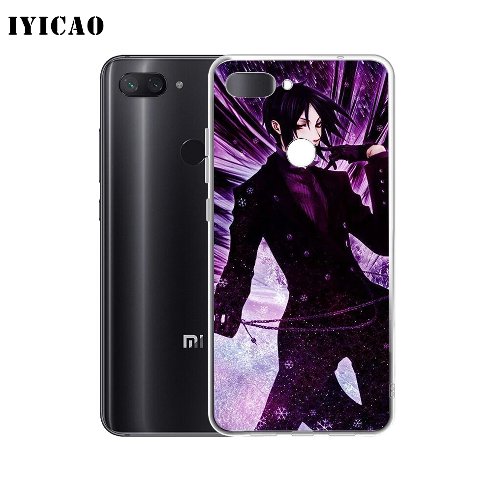 IYICAO Black Butler Soft Silicone Phone Case for Xiaomi Redmi 4A 5A 6A Note 7 6 5 Pro Plus 4X Prime Cover | Мобильные телефоны и