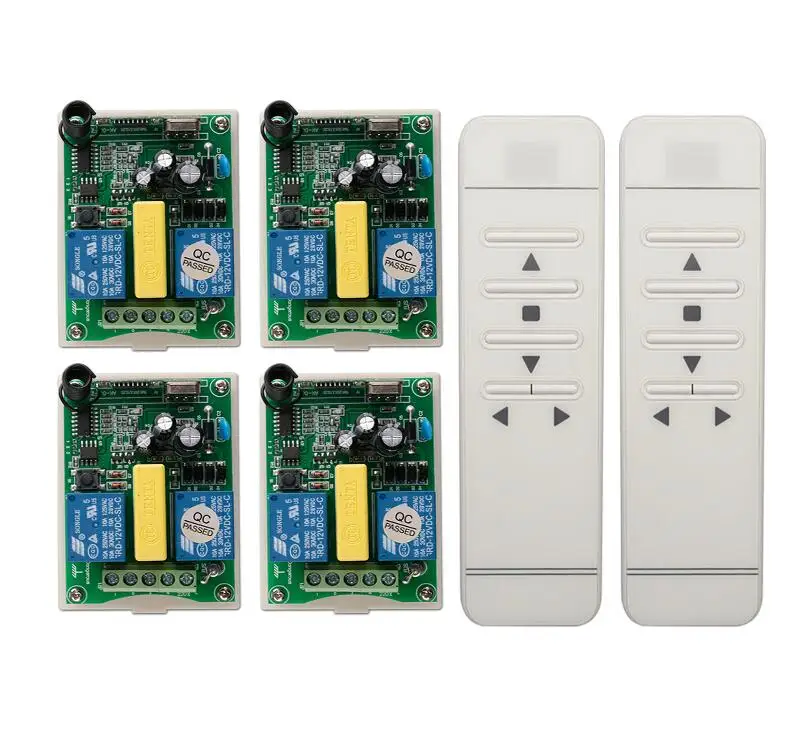 Трубчатые двери гаража мотора/проекционный экран/жалюзи AC 220 V RF беспроводной пульт дистанционного управления переключатель цифровой экран дисплея
