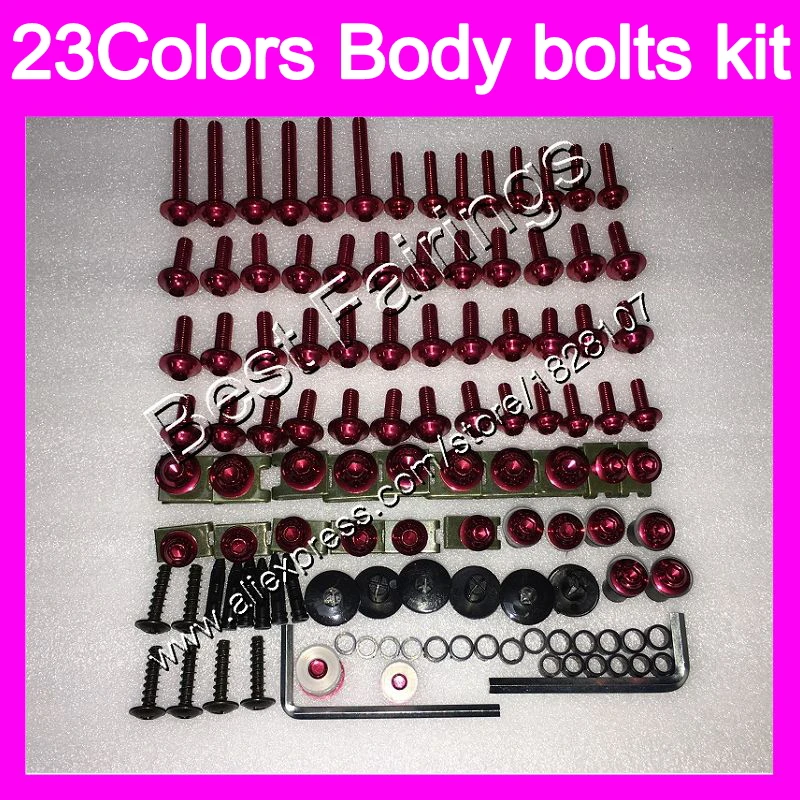 

Fairing bolts full screw kit For HONDA CBR919RR 98 99 CBR900RR CBR 919 RR 919RR CBR919 RR 1998 1999 Complete Body screws Nuts