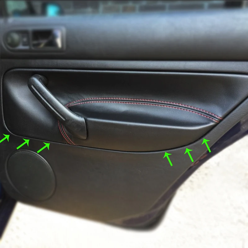 Панель подлокотника кожаная для VW Golf 4 MK4 Bora Jetta 1998 1999 2000 2001 2002 2003 2004 2005|Лепнина