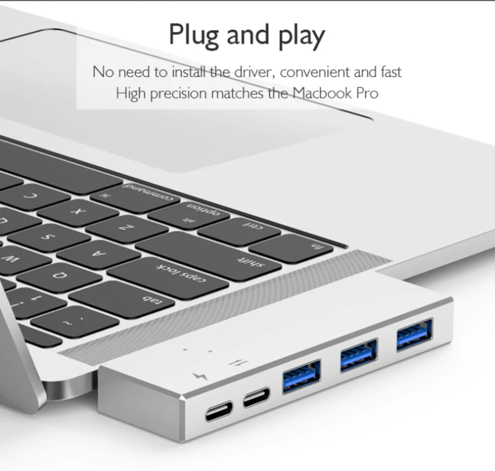 Тип USB C Hub адаптер 5 в 1 мульти Порты и разъёмы с 3 0 USBC зарядки usb кабель портом типа