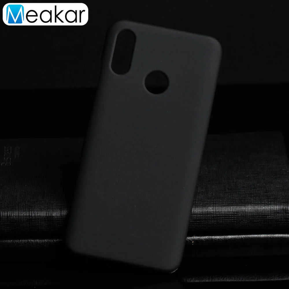 Матовый пластиковый чехол 6,21 для huawei Honor 10 Lite чехол для huawei Honor 10 Lite 10 Lite чехол-лента на заднюю панель - Цвет: Black