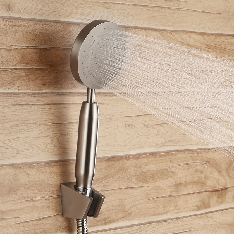 Лейка для душа ручной из нержавеющей стали 304 матовый никель M563D8|shower head|bathroom shower