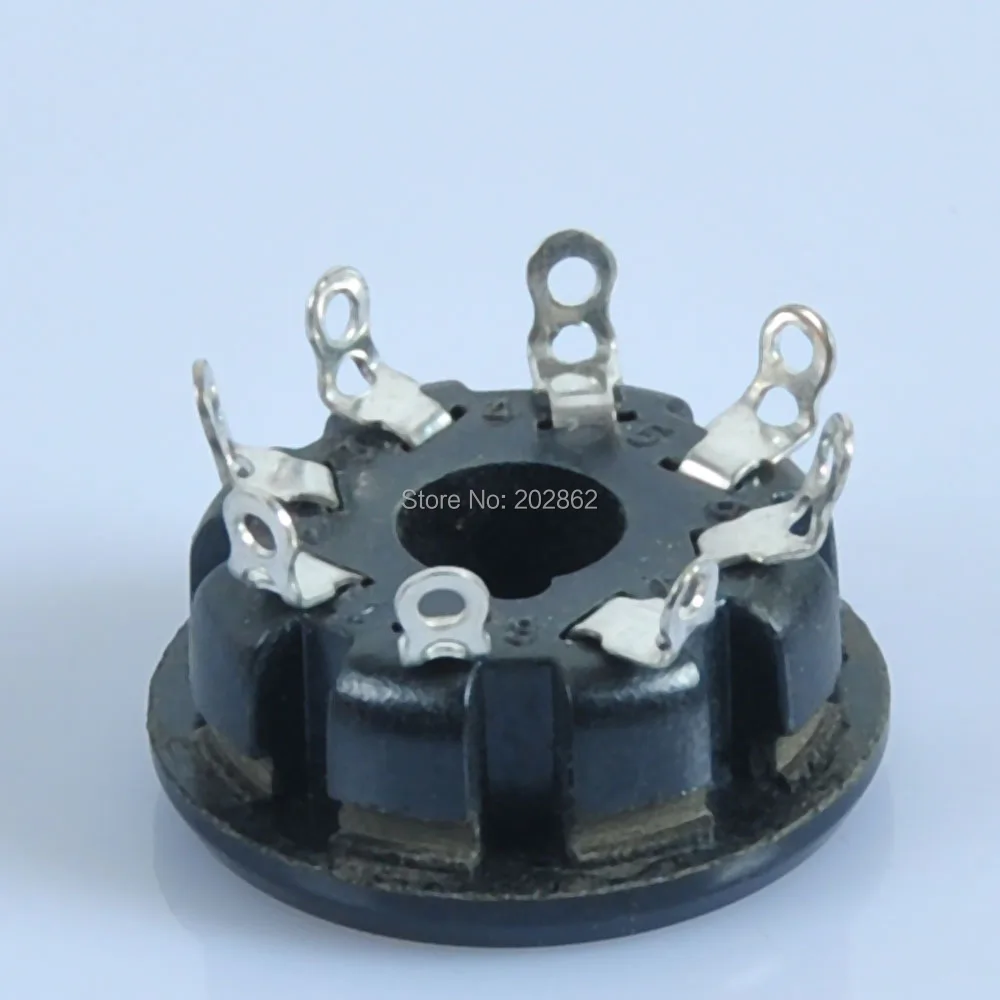 

5pcs Vintage Tube 8pin Octal Bakelite Socket for KT88 EL34 6SN7 6CA7 6550 5U4G