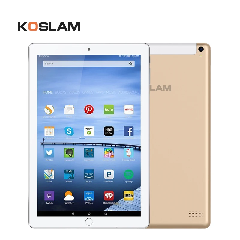 KOSLAM 10 дюймов 3G Android планшетный ПК &quotIPS экран Две sim карты телефонный звонок Phablet
