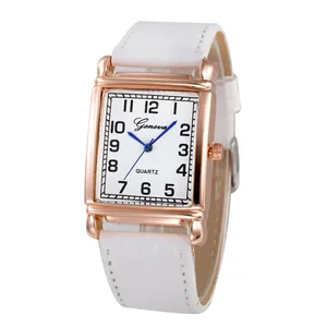 Часы женские, повседневные, из искусственной кожи