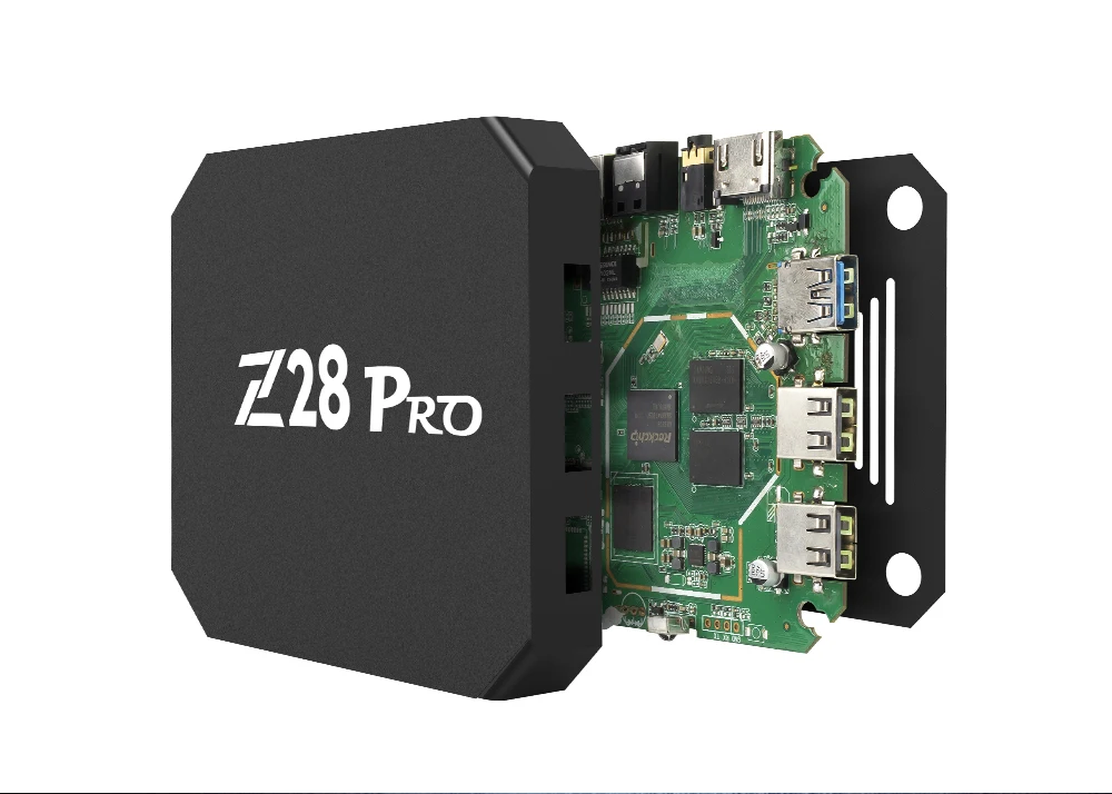 Mesuvida Z28 Pro RK3328 Android 7 1 Смарт ТВ коробка Quad core dual WiFi 4 K/2 K H.265 ARM Cortex A53 1G Оперативная