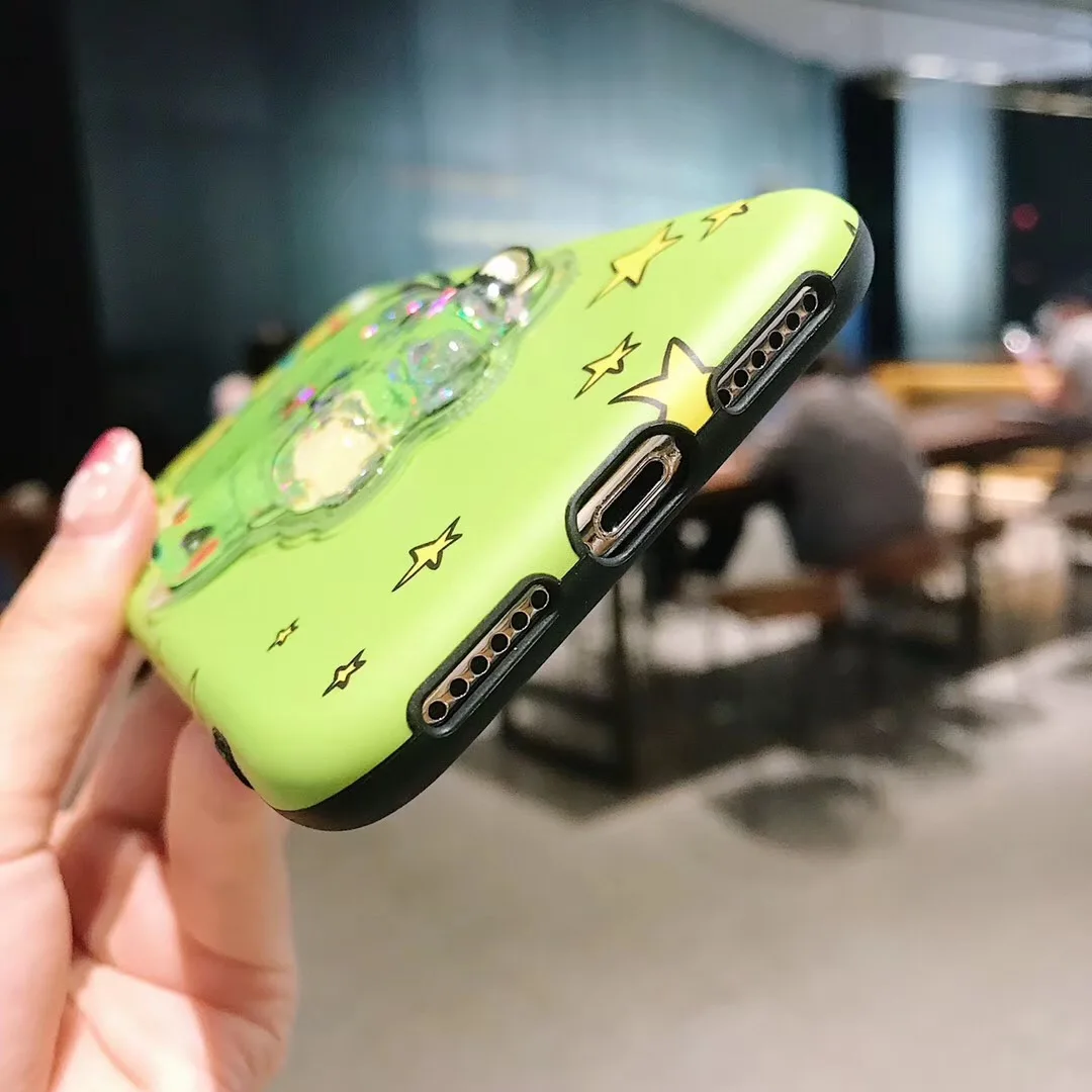 3D мультфильм милый с принтом зыбучих песков динозавр чехол для iPhone X 6 6s 7 8 Plus |