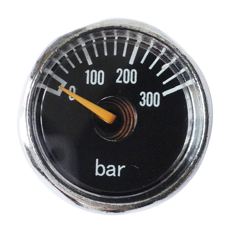 Пейнтбольный манометр HPA 1 дюйм 300Bar черный 1/8NPT партия = 2 шт. бесплатная
