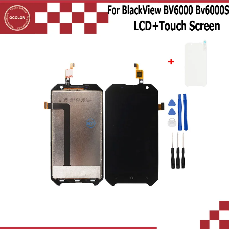 Цветной для BlackView BV6000 Bv6000s ЖК дисплей и инструмент ремонта сенсорного экрана в