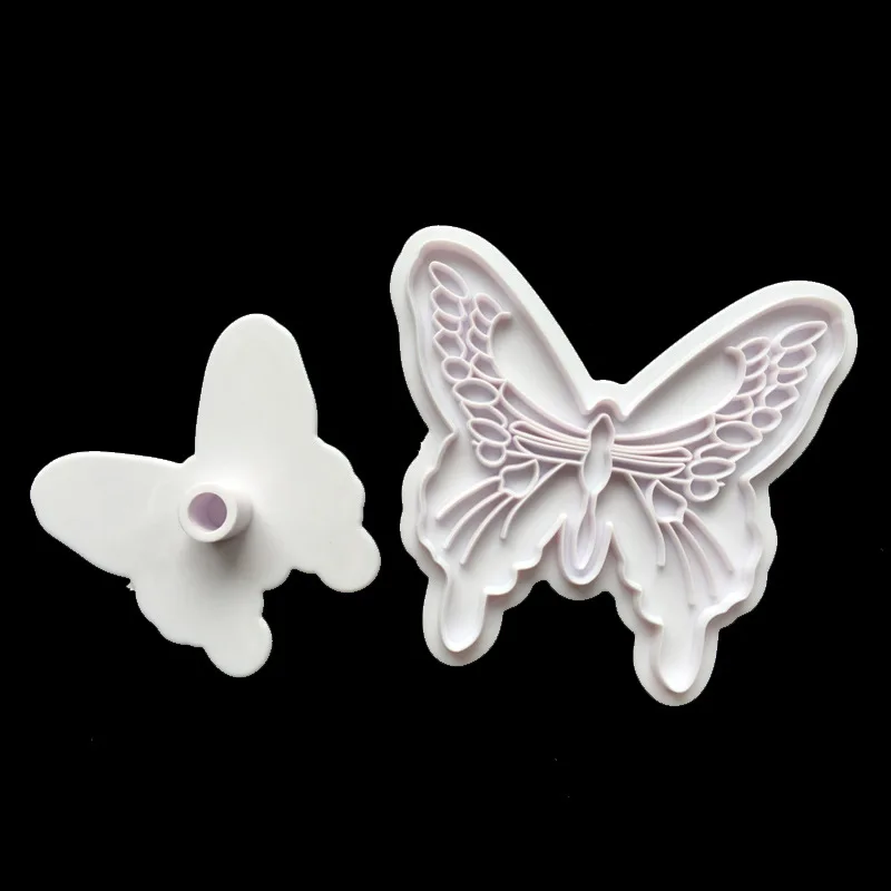 2 шт./компл. Пластиковая форма в виде бабочки для выпечки|Формы тортов| |